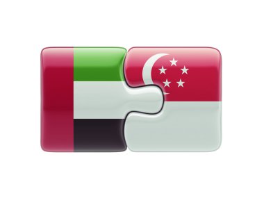Singapur Birleşik Arap Emirlikleri bulmaca kavramı