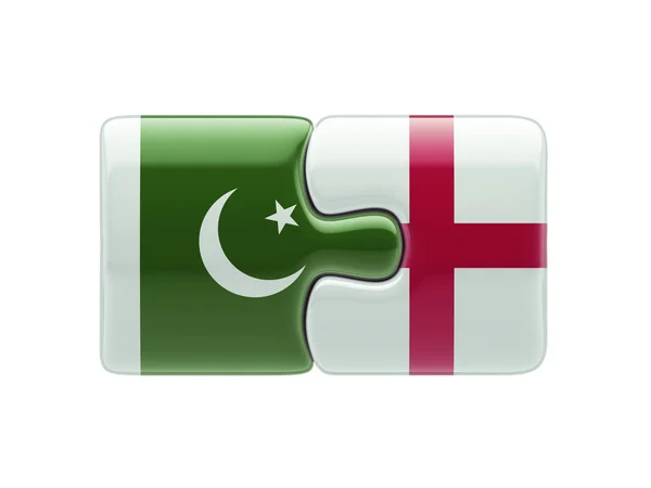 Pakistan England  Puzzle Concept — Stock Photo, Image