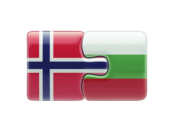 Norvégia Bulgária nehézség koncepció — Stock Fotó