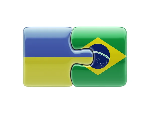 Украина - Бразилия. — стоковое фото