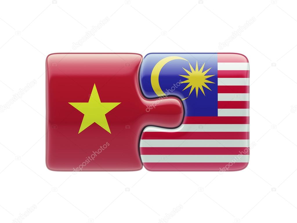 Vietnam Malaysia  Puzzle Concept