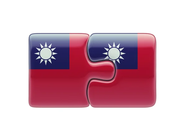 Sweden Taiwan  Puzzle Concept — Stock Photo, Image