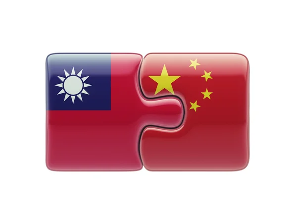 Taiwan China  Puzzle Concept — Stock Photo, Image