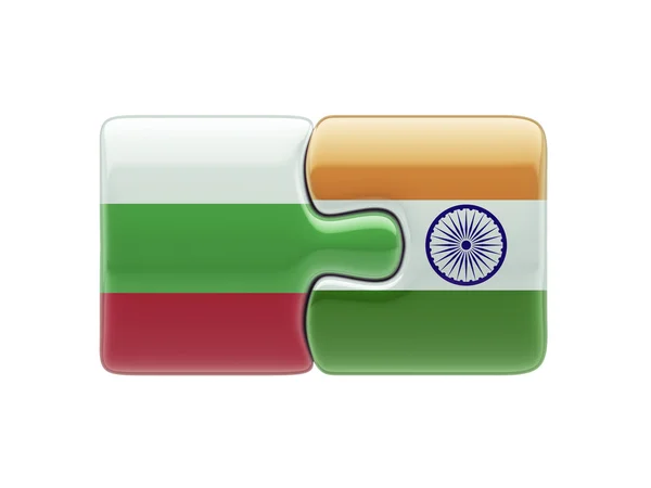 Bulgarije India puzzel Concept — Stockfoto