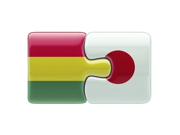Bolivia Japan  Puzzle Concept — Stock Photo, Image