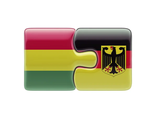 Bolivia Germany  Puzzle Concept — Stock Photo, Image