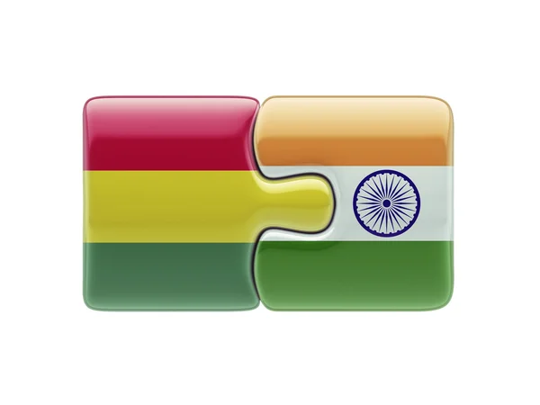 Bolivia Indien pussel koncept — Stockfoto