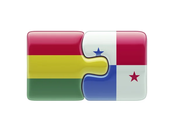 Panama Bolivia puzzel Concept — Stockfoto