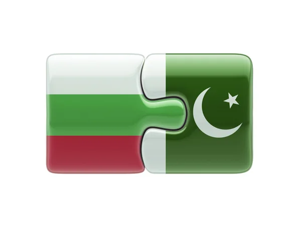 Pakistan Bulgaria  Puzzle Concept — Stock Photo, Image