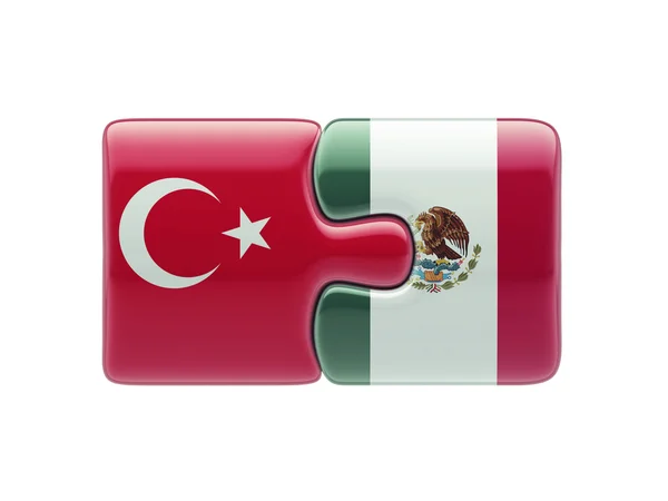 Turquía México Puzzle Concepto —  Fotos de Stock