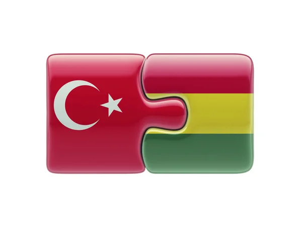 Turquie Bolivie Puzzle Concept — Photo