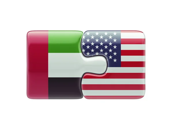 Stany Zjednoczone Emiraty Arabskie logiczne pojęcia — Zdjęcie stockowe