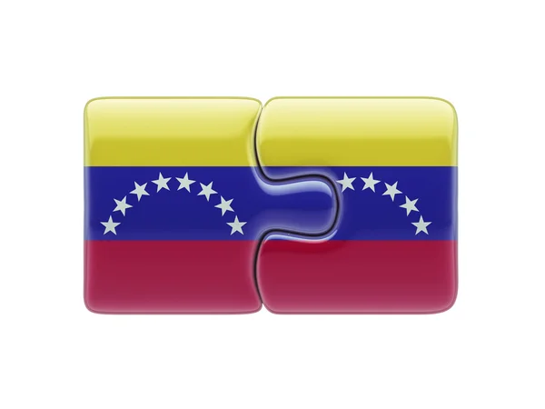 Venezuela Puzzle-Konzept — Stockfoto