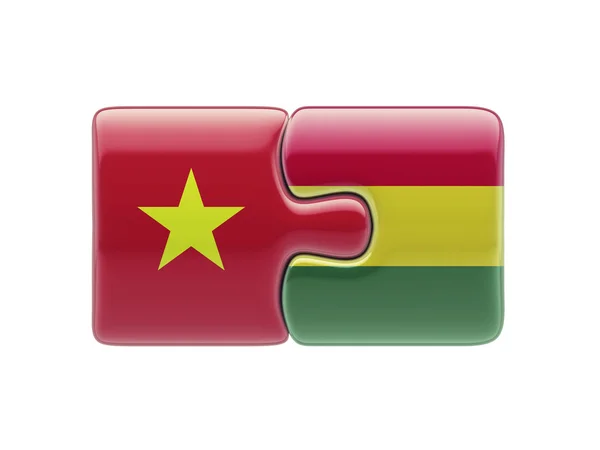 Vietnam Bolivia  Puzzle Concept — Stock Photo, Image