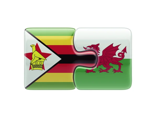 Zimbabwe Gales Puzzle Concepto —  Fotos de Stock