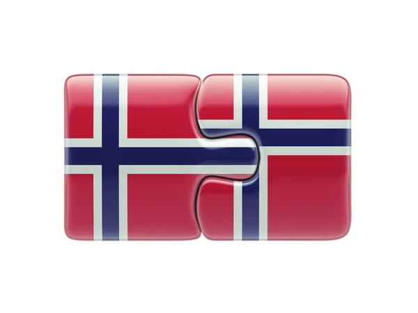 Noruega Puzzle Concepto —  Fotos de Stock