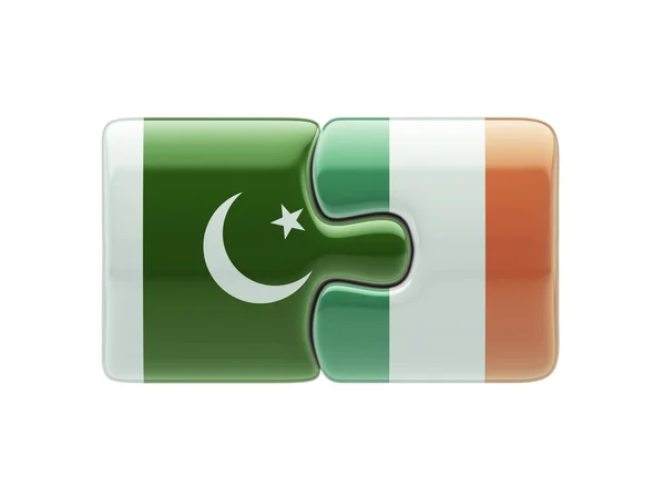 Pakistan Ireland  Puzzle Concept — Stock Photo, Image