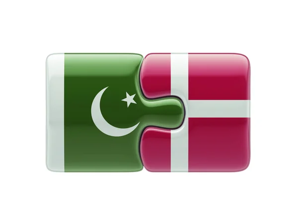Pakisztán-Dánia nehézség koncepció — Stock Fotó