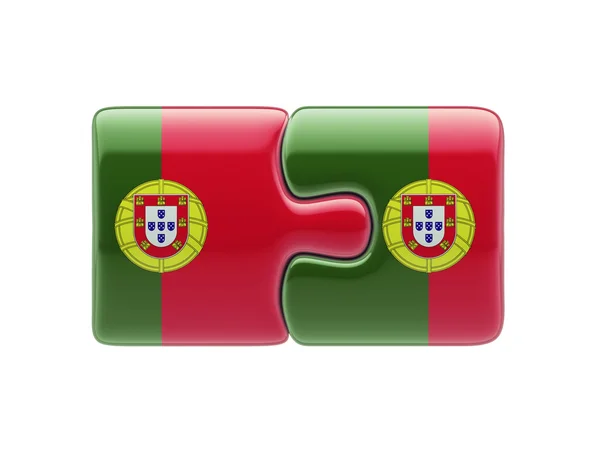 Portugal  Puzzle Concept — Stock Photo, Image