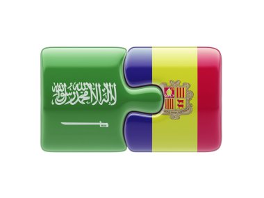 Suudi Arabistan Andorra Puzzle kavramı