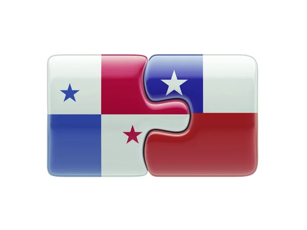 Panama Chile  Puzzle Concept — Stock Photo, Image