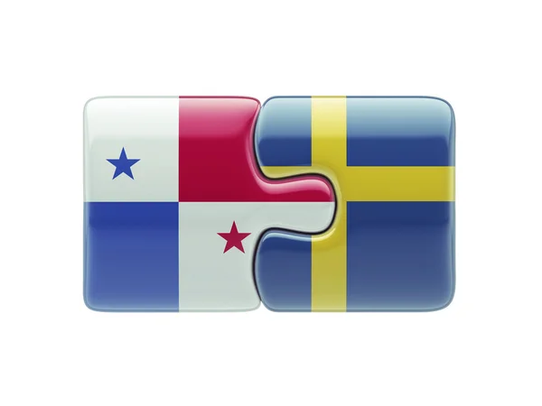 Panama Suède Puzzle Concept — Photo
