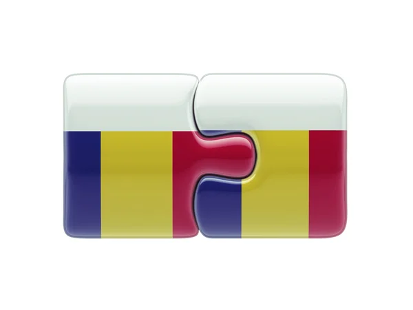 Romania  Puzzle Concept — Stock Photo, Image