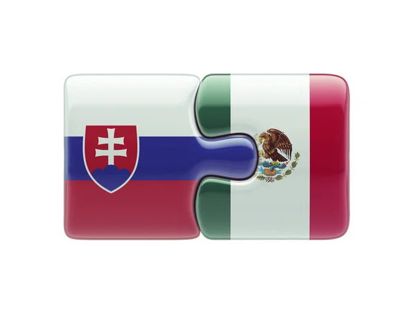 Eslovaquia MexicPuzzle Concepto —  Fotos de Stock
