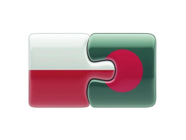 Польша - Бангладеш. — стоковое фото