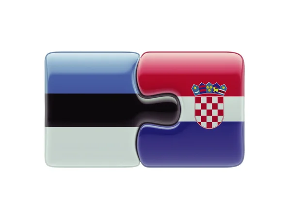 Эстония Хорватия — стоковое фото