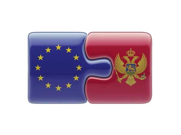 European Union Montenegr — Stock Photo, Image