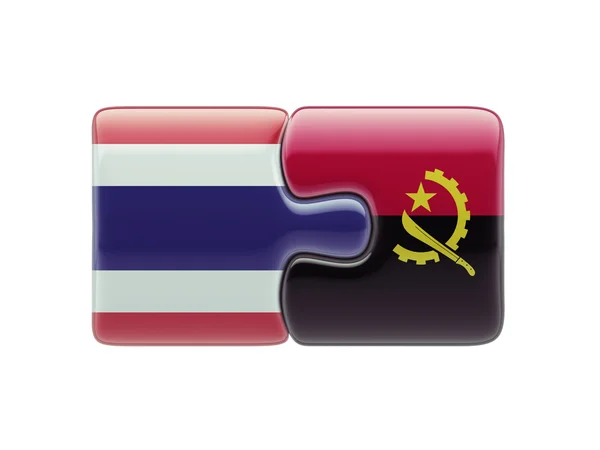 Thailand Angola Puzzle-Konzept — Stockfoto