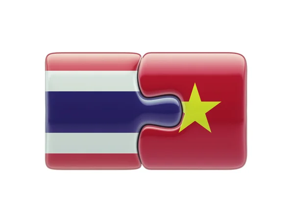 Thajsko Vietnam logická koncepce — Stock fotografie