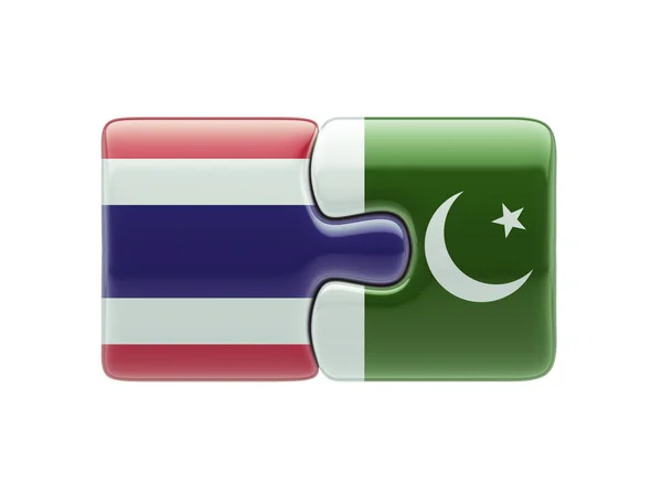 Thailand Pakistan  Puzzle Concept — Stock Photo, Image