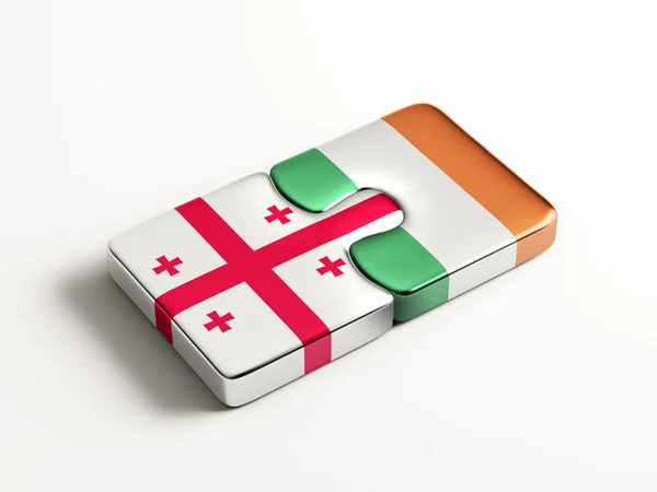 Irlanda Georgia Puzzle Concept — Fotografia de Stock