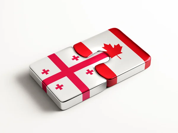 Canadá Georgia Puzzle Concept — Fotografia de Stock