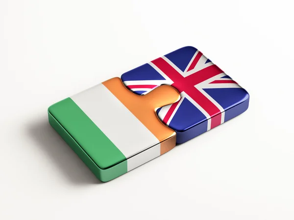 Reino Unido Irlanda Puzzle Concept — Fotografia de Stock