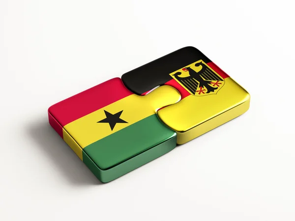 Ghana Germany  Puzzle Concept — Stock Photo, Image