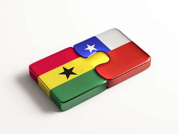 Chili Ghana puzzel Concept — Stockfoto