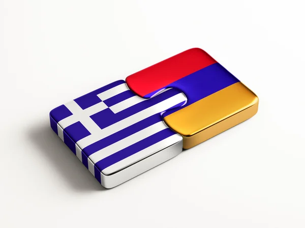 Armenia Grecia Puzzle Concepto —  Fotos de Stock