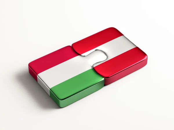 Austria Hungría Puzzle Concepto —  Fotos de Stock