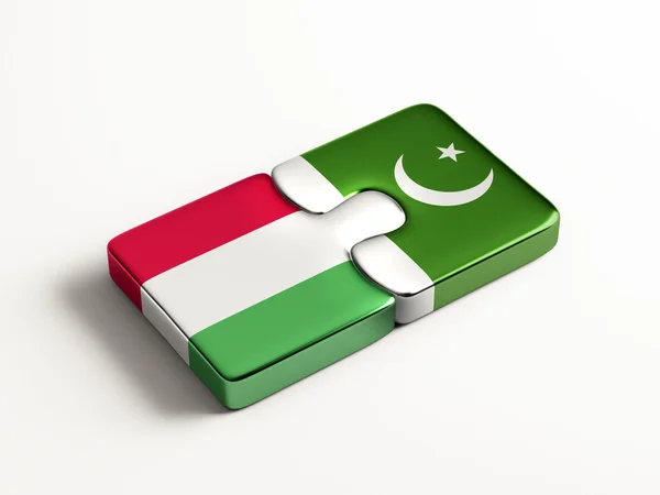 Pakistan Ungarn Puzzle Concept - Stock-foto