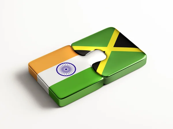 Jamaica India puzzel Concept — Stockfoto