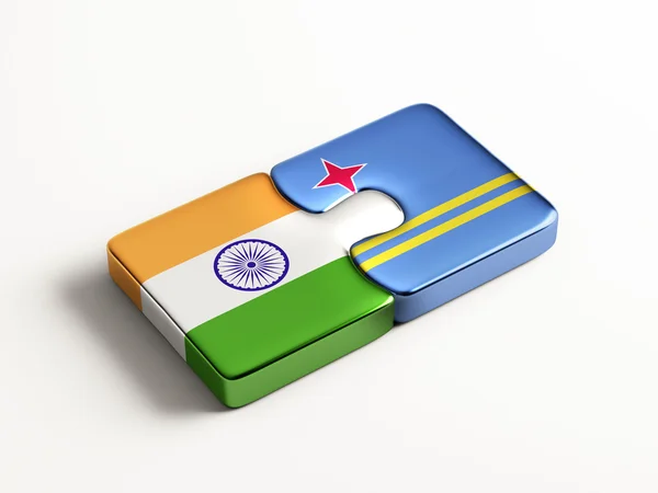 Aruba India puzzel Concept — Stockfoto