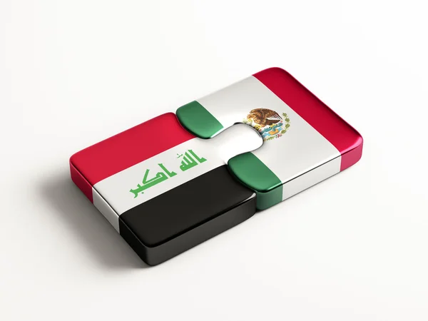 Mexique Irak Puzzle Concept — Photo