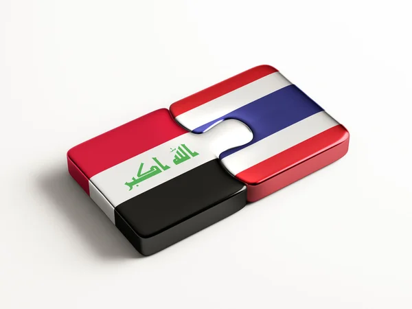 Thailand Irak puzzel Concept — Stockfoto