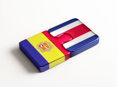 Kosta Rika Andorra işaret bayrakları kavramı