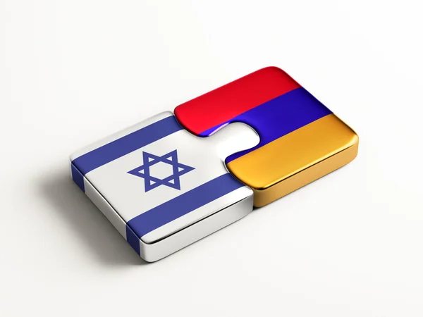 Armenien Israel pussel koncept — Stockfoto