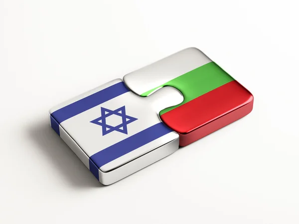 Bulgarie Israël Puzzle Concept — Photo