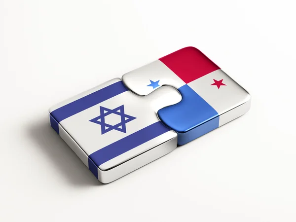 Panama Israël puzzel Concept — Stockfoto